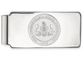 10k White Gold Logoart Penn State University Money Clip Crest