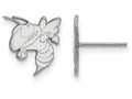 10k White Gold Logoart Georgia Institute Of Technology Small Post Earrings