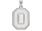 10k White Gold Logoart Ohio State University Extra Large  Pendant