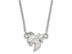 10k White Gold Logoart Georgia Institute Of Technology Small Pendant Necklace