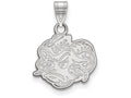 10k White Gold Logoart University Of North Carolina Small Pendant