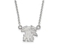 10k White Gold Logoart University Of Kentucky Small Pendant Necklace