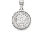 10k White Gold Logoart University Of North Carolina Medium Crest Pendant