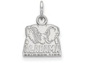 10k White Gold Logoart University Of Alabama Extra Small Pendant