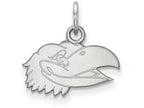 10k White Gold Logoart University Of Kansas Extra Small Pendant