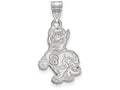 10k White Gold Logoart North Carolina State University Large Pendant