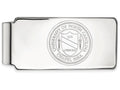 10k White Gold Logoart University Of North Carolina Money Clip Crest