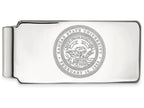 10k White Gold Logoart Kansas State University Money Clip Crest