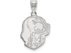 10k White Gold Logoart University Of Tennessee Large Pendant