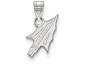 10k White Gold Logoart Florida State University Small Pendant