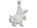 10k White Gold Logoart University Of Florida Large Pendant