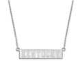 10k White Gold Logoart University Of Kentucky Small Pendant Necklace
