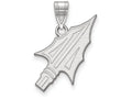 10k White Gold Logoart Florida State University Large Pendant