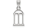 10k White Gold Logoart University Of Georgia Small Pendant