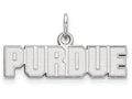10k White Gold Logoart Purdue Extra Small Pendant