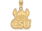 10k Yellow Gold Logoart Cleveland State University Large Pendant
