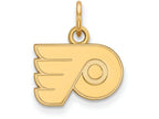 10k Yellow Gold Nhl Logoart Philadelphia Flyers Extra Small Pendant