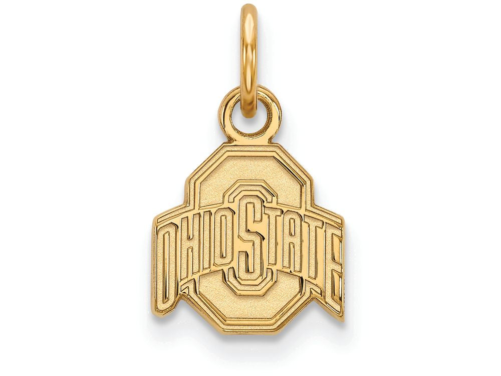 10k Yellow Gold Logoart Ohio State University Extra Small Pendant