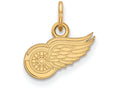 10k Yellow Gold Nhl Logoart Detroit Red Wings Extra Small Pendant