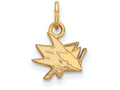 10k Yellow Gold Nhl Logoart San Jose Sharks Extra Small Pendant