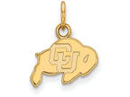 10k Yellow Gold Logoart University Of Colorado Extra Small Pendant