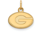 10k Yellow Gold Logoart University Of Georgia Extra Small Pendant