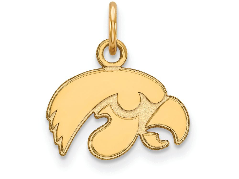 10k Yellow Gold Logoart University Of Iowa Extra Small Pendant