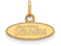 10k Yellow Gold Logoart University Of Mississippi Extra Small Pendant
