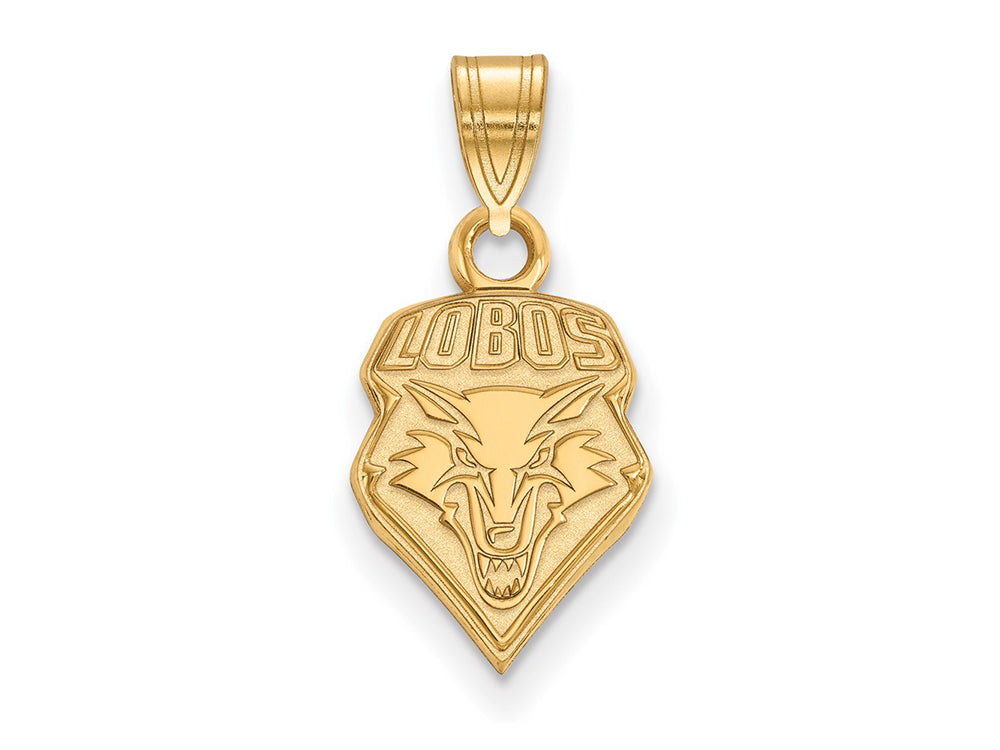10k Yellow Gold Logoart University Of New Mexico Small Pendant