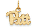 10k Yellow Gold Logoart University Of Pittsburgh Extra Small Pendant
