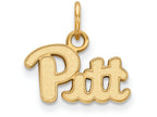 10k Yellow Gold Logoart University Of Pittsburgh Extra Small Pendant