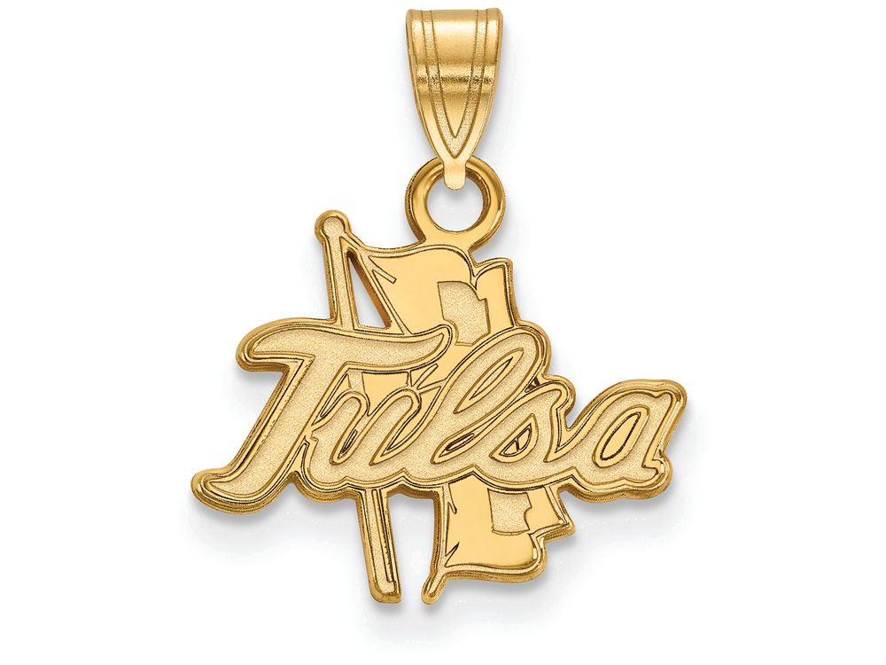 10k Yellow Gold Logoart The University Of Tulsa Small Pendant