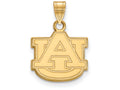 10k Yellow Gold Logoart Auburn University Small Pendant
