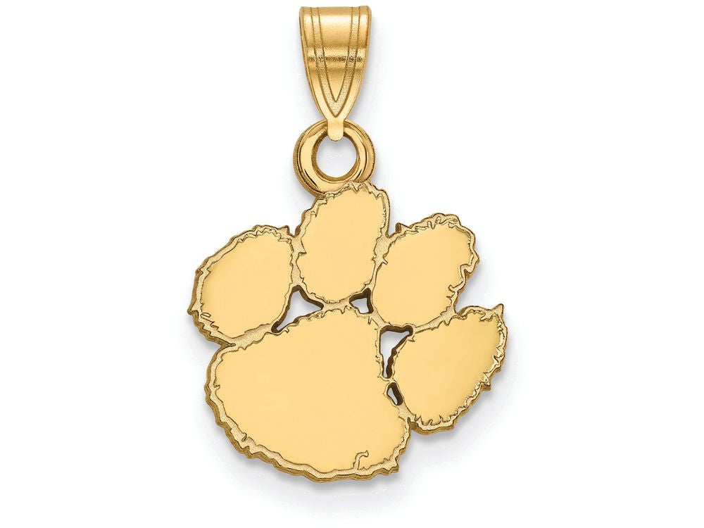 10k Yellow Gold Logoart Clemson University Small Pendant