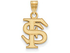 10k Yellow Gold Logoart Florida State University Small Pendant