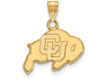 10k Yellow Gold Logoart University Of Colorado Small Pendant