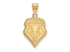 10k Yellow Gold Logoart University Of New Mexico Large Pendant