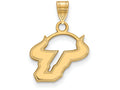 10k Yellow Gold Logoart University Of South Florida Small Pendant