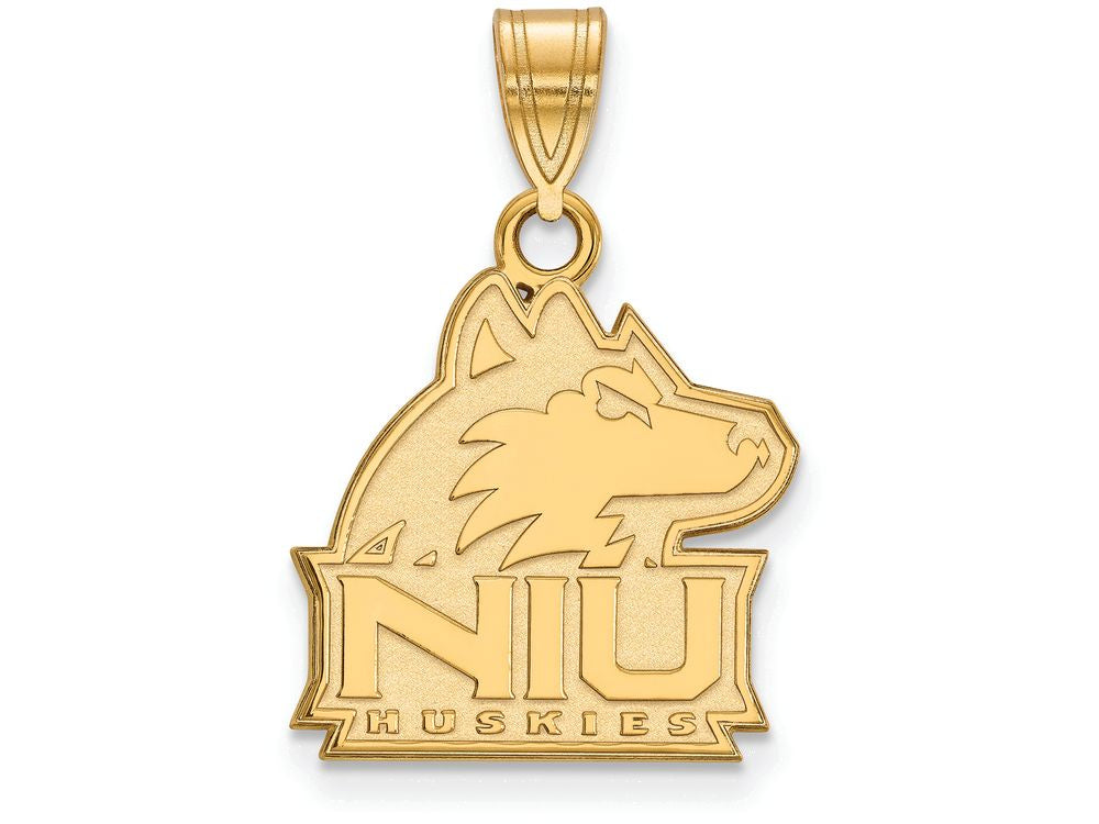 10k Yellow Gold Logoart Northern Illinois University Medium Pendant