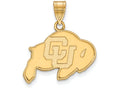 10k Yellow Gold Logoart University Of Colorado Medium Pendant
