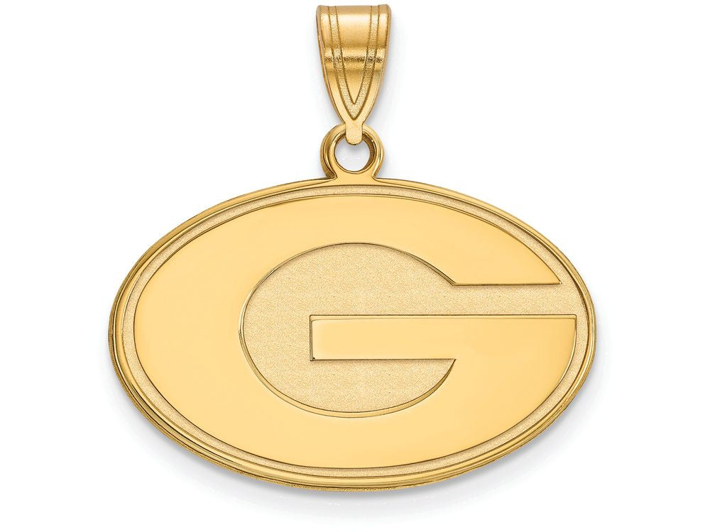 10k Yellow Gold Logoart University Of Georgia Medium Pendant