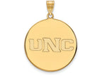 10k Yellow Gold Logoart University Of Northern Colorado Extra Large  Disc Pendant