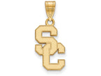 Logoart 10k Yellow Gold University Of Southern California Medium Pendant