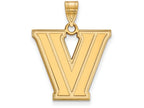 10k Yellow Gold Logoart Villanova University Large Pendant