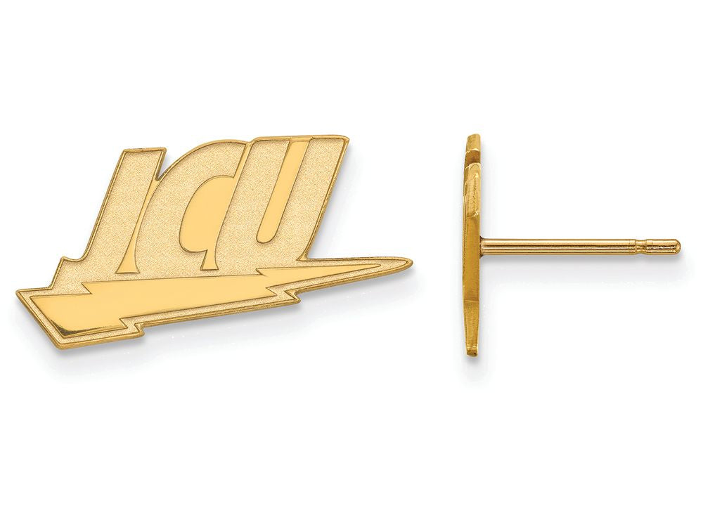 10k Yellow Gold Logoart John Carroll University Small Post Earrings