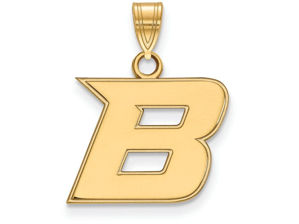 10k Yellow Gold Logoart Boise State University Small Pendant