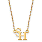 10k Yellow Gold Logoart Sam Houston State University Small Pendant Necklace