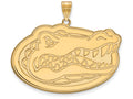 10k Yellow Gold Logoart University Of Florida Extra Large  Pendant