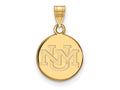 10k Yellow Gold Logoart University Of New Mexico Small Pendant