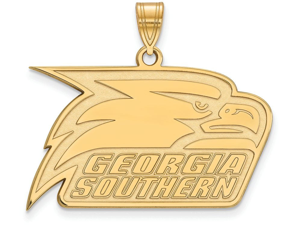 10k Yellow Gold Logoart Georgia Southern University Large Pendant